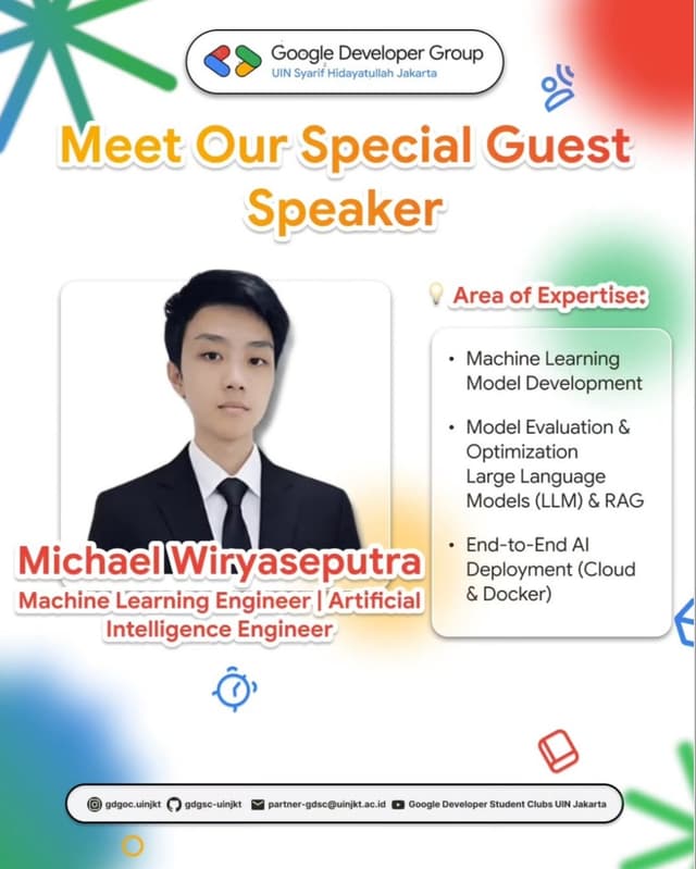Guest Speaker — Google Developer Group di UIN Syarif Hidayatullah Jakarta